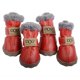 thumbnail image 1 of Uds. Botas cálidas de invierno para perros pequeños, antideslizantes, muñeco de nieve suave, suela antideslizante, protectores de pata, zapatos para cachorros pequeños (marrón, XS)-marrón-XS Sailing Electrónica, 1 of 5