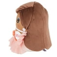 thumbnail image 6 of Barbie Cuutopia Plush, 10-inch Soft Pillow Doll with Peach Gown & Ruffled Sleeves, Collectible Toy, 6 of 7