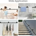 thumbnail image 4 of Tanice Stair Handrail Handrails for Stairs Industrial Pipe Clothes Rail Outdoor Indoor Industrial Pipe Stair Banister for Elder and Child, 4 of 7