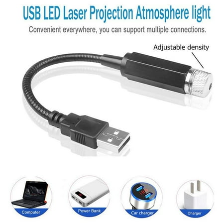 

1PCS Car Roof Lights Romantic USB Night Light Atmosphere Lamp Home Ceiling Decoration Light