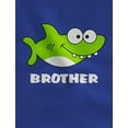 thumbnail image 5 of Tstars Boys Big Brother Shirt Gift for Big Brother Shark Shirt for Brother Toddler Kids Birthday Pregnancy Announcement Graphic Tee Big Bro Gifts for Brother Long Sleeve T Shirt, 5 of 5