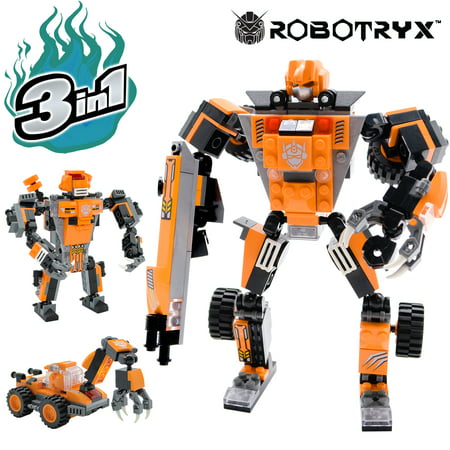 Robot STEM Toy | 3 In 1 Fun Creative Set | Construction Building Toys For Boys Ages 6-14 Years Old | Best Toy Gift For Kids | Free Poster Kit (Best Tech Blogs In India)