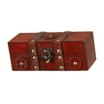 thumbnail image 5 of FVDPWYE Jewelry Storage Box Compact Jewelry Organizer for Brooches Necklaces Wedding Red, 5 of 9