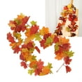 thumbnail image 4 of Fall Garland Maple Leaf, Easy To Match Maintenance Free Artificial Fall Maple Garland Exquisite Autumn Gift  For Home Decoration, 4 of 7
