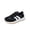 Black, variant on Womens Tennis Shoes Casual Sneakers Versatile Lightweight Sneakers with Casual Lace Up Design Cushioned Slip Sole for Daily Running and Walking