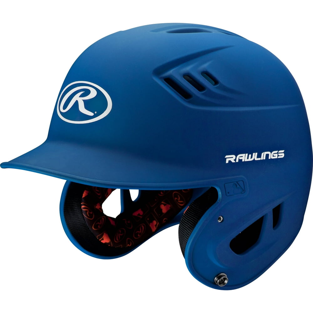 Rawlings R16 Series Matte Baseball Batting Helmet, Royal Blue Walmart