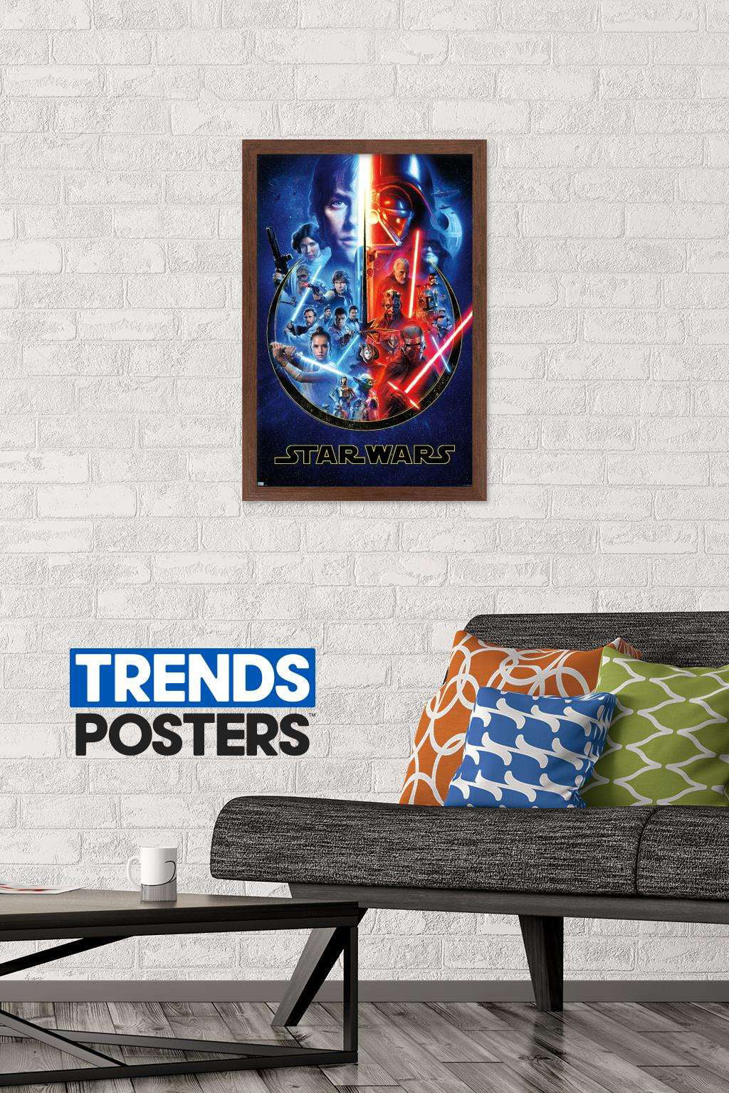 Trends International Star Wars - Skywalker Saga Wall Poster, 22.375 x 34,  Black Framed Version
