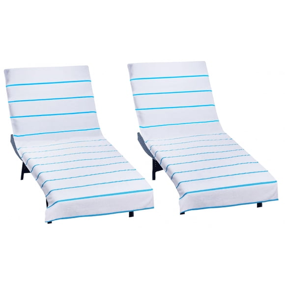 Funda para Silla de Piscina COTTON CRAFT de Toalla de Rizo 2 Paquetes