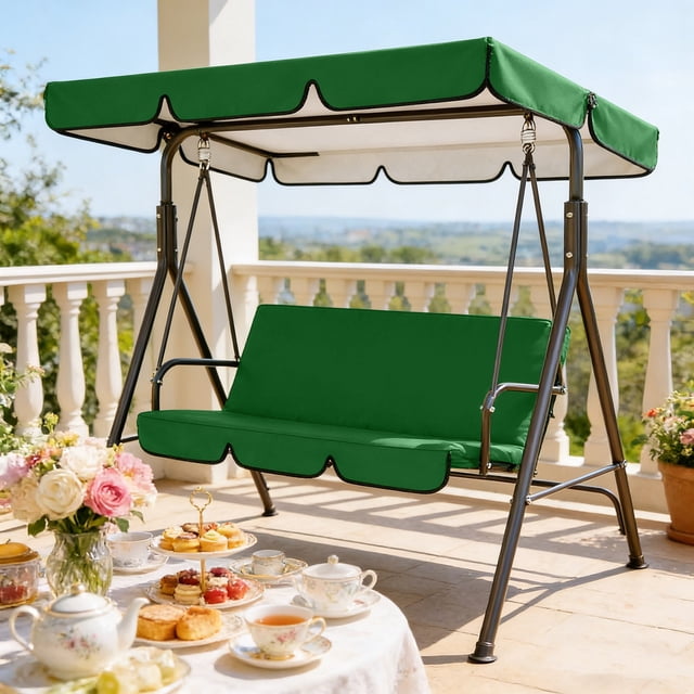 BotaniNest Outdoor Patio Shade Cover Protecting Shield For Sun And Weather Outdoor Swing