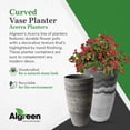 thumbnail image 2 of Open Box Algreen Acerra 12x20" Yard & Patio Vase Garden Planter, Marble Print, 2 of 8