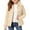 Beige, variant on UQJfacai Girls Winter Coat Kids Lightweight Zip Up Hooded Quilted Jacket Thumb Hole Padded Puffer Outerwear with Pockets 3-12 Years