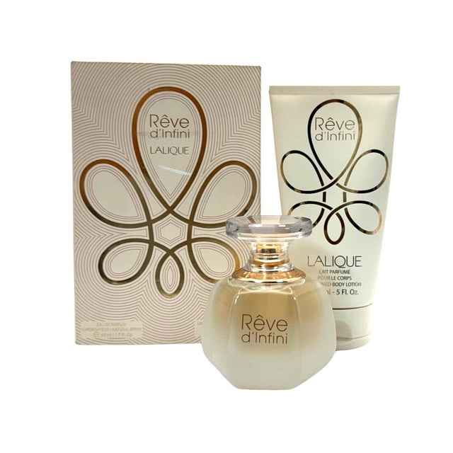 Perfume Lalique Reve D'Infini Eau de Parfum 50 ml con loción corporal 150 ml