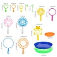 thumbnail image 6 of Zsiparty Big Bubble Wands Set for kids, Giant Bubble Maker Toys with Tray for Summer Outdoor Activities Party Favors Gifts & Wedding, 15 Pcs, 6 of 6