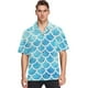 thumbnail image 4 of Camisas hawaianas para hombre, de manga corta, con estampado 3D de animales, camisa de playa Aloha, camisas informales de verano de gran tamaño con botones, 4 of 5