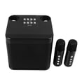 thumbnail image 4 of <p>Mini Karaoke Machine, Easy To Control Portable Karaoke Speakers Black Wide Application Interesting With 2 Microphones For Camping For Home</p>, 4 of 7