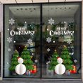 thumbnail image 2 of Pegatina de decoración de ventana de puerta de vidrio de tienda de Navidad, pegatina de decoración de ambiente festivo de restaurante de tienda de ropa, 2 of 4