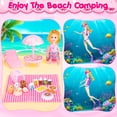 thumbnail image 5 of 160Pcs Doll Closet Playset for 11.5 Inch Dolls, Camping Tent, Princess Dresses, Swim Outfits, Adorable Dress Up Gift for Girls, 5 of 8