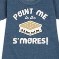 thumbnail image 3 of Instant Message - Point Me To The Smores - Toddler & Youth Girls Fleece Dress, 3 of 6