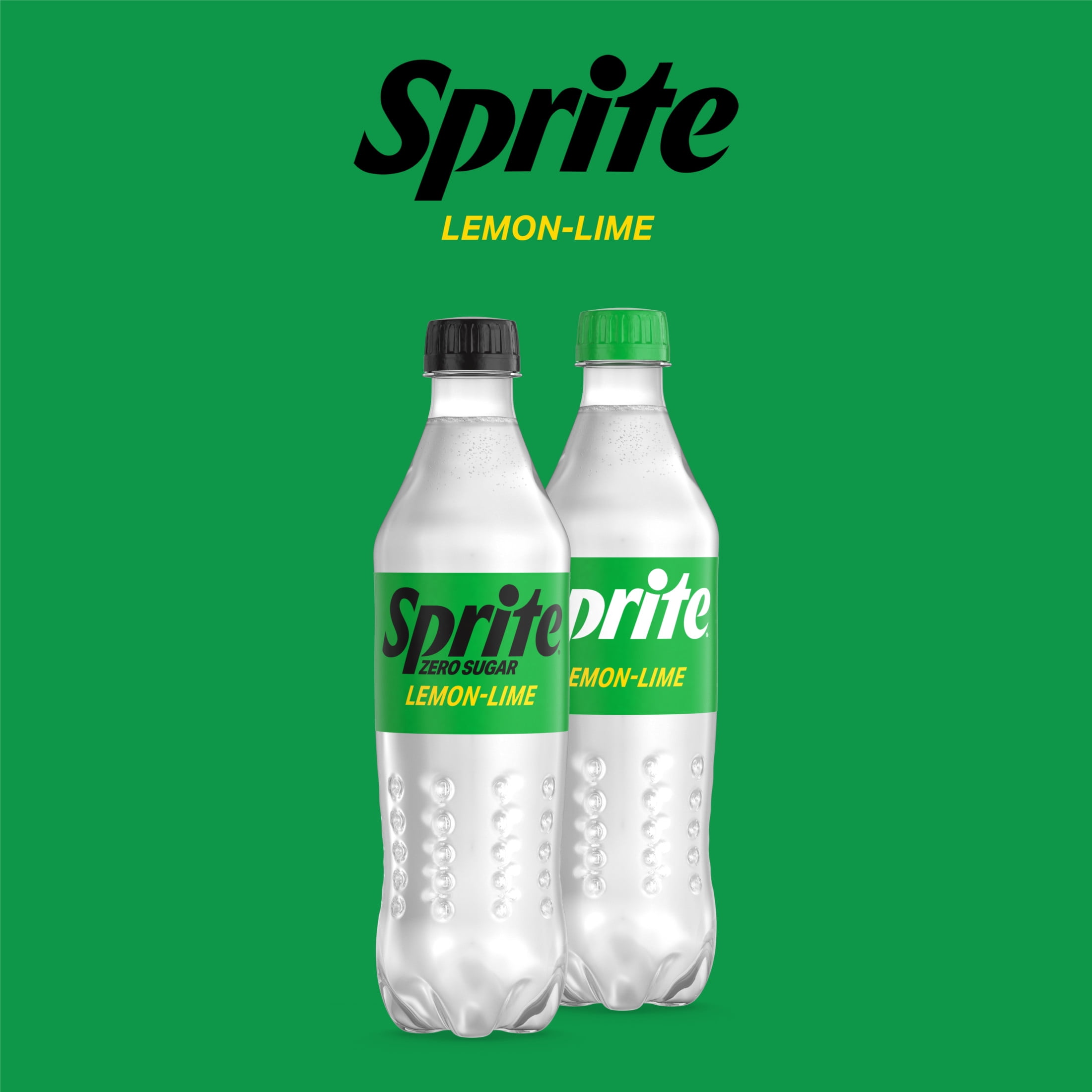 (2 pack) Sprite Zero Sugar Lemon-Lime Caffeine Free Soda Pop Bottles, 16.9 fl oz, 6 Pack