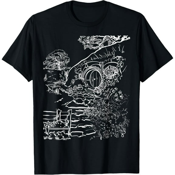 Underground home in New Zealand T-ShirtMen's and women's short-sleeved pure cotton shirts