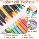 thumbnail image 3 of Uxcell Pasteles de Aceite Suaves, Crayones de Pastel de Aceite Vibrantes (Luz Blanca Gris, Paquete de 12), 3 of 6