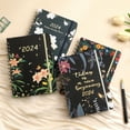 thumbnail image 6 of Milue 24 Floral Planner Twin-coil Binding Weekly Monthly Planner for Teacher Student, 6 of 21