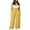 Yellow, variant on Miluxas Plus Size Jumpsuits for Women,Women's Sleeveless Loose Straps Solid High Waist Wide Leg Jumpsuit Rompers with Pocket On Yellow XL(XL)