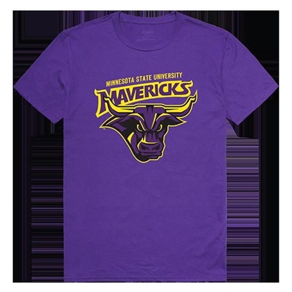 W Republic Products 506-132-PUR-03 The Freshman Tee, Mankato, Minnesota State University, Purple - Large