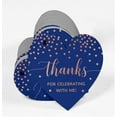 thumbnail image 3 of Inkdotpot Pack Of 100 Real Rose Gold Foil Paper Tags Thanks For Celebrating With Me Birthday Favor Hang Tags, 3 of 6