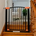 Extra Wide Baby Gate for Stairs and Doorway, 28"47" Metal Safety Tall
