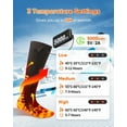 thumbnail image 4 of 2026 Upgraded Heated Socks with APP Control, 2×5000mAh 5V Rechargeable Heated Socks for Men Women, 3 Heat Level with 360° Heating Electric Socks, Washable Electric Thermal Socks for Ski Hunting Hikin, 4 of 9
