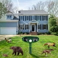 thumbnail image 5 of KingFurt 2 Pack Solar Animal Repeller,Ultrasonic Animal Repellent Outdoor with Motion Sensor Flashing Light Waterproof Animal Deterrent, 5 of 12