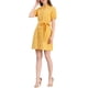 thumbnail image 5 of Vestido Safari de Verano para Mujeres INSPIRE CHIC con Cuello, Botones y Cinturón en Color Amarillo, 5 of 7