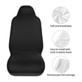 thumbnail image 5 of Pofeuu Black Print Automotive Car Seat Covers Flat Cloth Full Set Seat Covers,Car Seat Covers front seats for Cars Trucks and SUVs(Two packs), 5 of 7