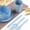 Blue, variant on Wheat Straw Dinnerware Cutlery Set for Aldult, Microwave Dishwasher Safe Bowl, Unbreakable Tableware Straw Cutlery, Including Bowl Cup Spoon Fork Chopsticks Plates