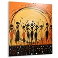 thumbnail image 2 of Designart "Dancing to African Rhythms II" African American Metal Wall Decor, 2 of 5