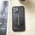 thumbnail image 6 of LANFENG iPhone Pro Max Case Gothic Leather Soft PU Style iPhone Case  Cross Style, 6 of 7