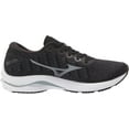 thumbnail image 6 of Mizuno Men's Wave Rider 25 Waveknit™ Running Shoe, Size 9, Obsidian-Quarry (9P9u), 6 of 8