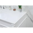 thumbnail image 4 of Elegant Decor Bennett 60" Aluminum MDF Single Bathroom Vanity in White, 4 of 8