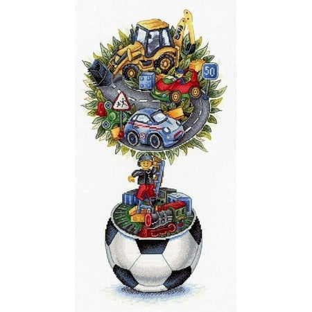 UPC: 4627128739245 | Cross-Stitch Kit Boys Dream SNV-716 Needlework MP Studia Multi-color