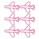 thumbnail image 5 of Clips de papel de avión, 100 unidades, clips de papel con forma de avión, clips de papel de oficina, funcionalidad inteligente Jadeshay A, 5 of 8