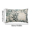 thumbnail image 3 of Floral Block Print Pillow Covers , Vintage Flower Pattern Decorative Throw Pillowcases Outdoor Farmhouse Cushion Covers Fall Rustic Sofa Couch Bed Decor Essential For Every Household, 3 of 3