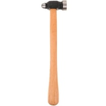 Round Head Wooden Handle Hammer Installation Hammer Gavel Mini Hand Hammer Round Head Mallet Iron 26.60X6.40X3.00CM