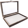 thumbnail image 6 of XIBUFE 2026 New Shadow Box Frame 9X12 Shadow Box Display Case with Linen Back Memorabilia Awards Medals Photos Memory Box Rustic Carbonized Wood,For Home,Office,Wall,Desk, 6 of 6