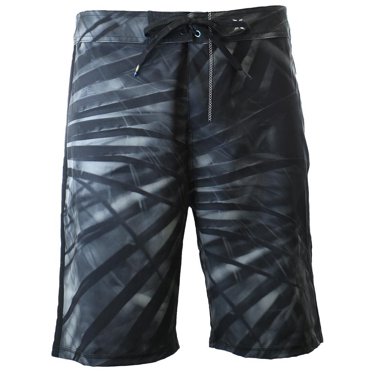 ITRY Men's Phantom Camo Boardshorts - Quick Dry Spandex Surf Pants With Stretch (H08)