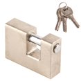 thumbnail image 3 of Candado Horizontal de 2 uds, candado de seguridad Rectangular antirrobo impermeable a prueba de corte con 6 llaves para cajón de puerta, 3 of 5
