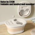 thumbnail image 5 of YiJuHui Foldable Foot Bath Bucket with Lid Insulated Portable Foot Soaking Basin for Home Spa, Ergonomic Massage, Heat Retention & Device Stand, 5 of 6