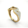thumbnail image 2 of 1carat Round Cut Diamond Prong Heart Engagement Anniversary Ring Bridal Solid 10K Gold J SI2, 2 of 3