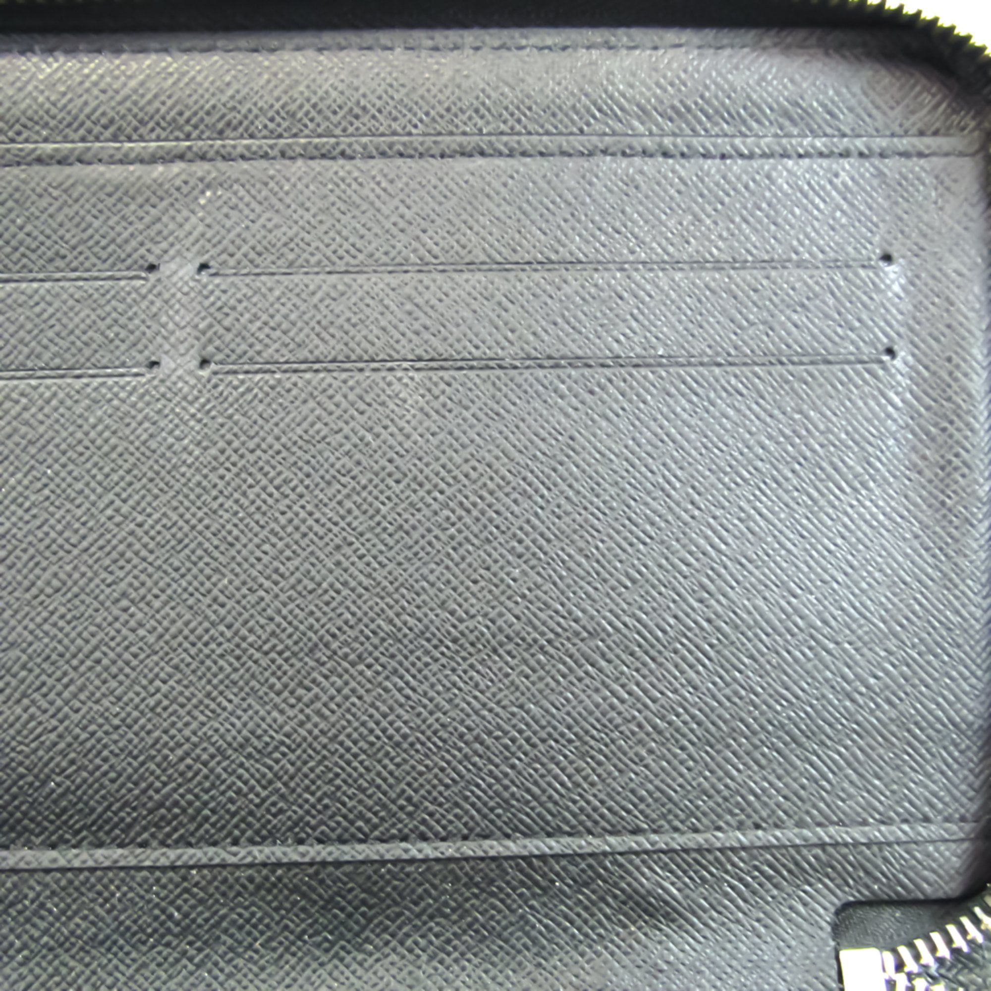 LOUIS VUITTON LV M44275 Zippy XL Long Wallet Taiga Noir Leather Travelcase  Ex++