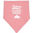 thumbnail image 2 of Inktastic Future Snowmobile Driver Snowmobiling Baby Bandana Bib, 2 of 4